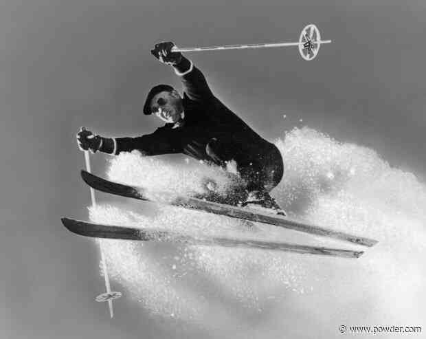 Vintage Photo Emerges Of Legendary Skier Alf Engen Riding One Of World's First Chairlifts