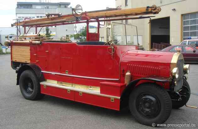 FWV BW: 13. Landesfeuerwehrtag Baden-Württemberg mit der Oldtimer-Rundfahrt "Nostalgie in Rot" gestartet