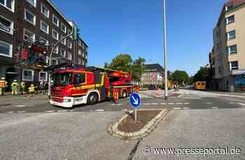 FW Bremerhaven: Feuer in Bremerhaven Mitte.