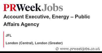 JFL: Account Executive, Energy – Public Affairs Agency