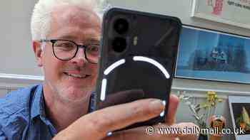 DailyMail.com reviews the transparent Nothing Phone (2) which lights up with LEDs inside it