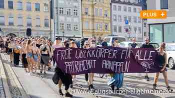 Oben-ohne-Demo in Augsburg: Mit nackten Brüsten gegen das Patriarchat