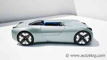 An electric Triumph roadster borrows BMW parts and an illustrious history