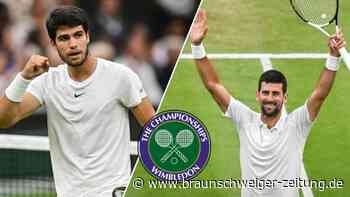 Traumfinale in Wimbledon: Alcaraz folgt Djokovic ins Endspiel