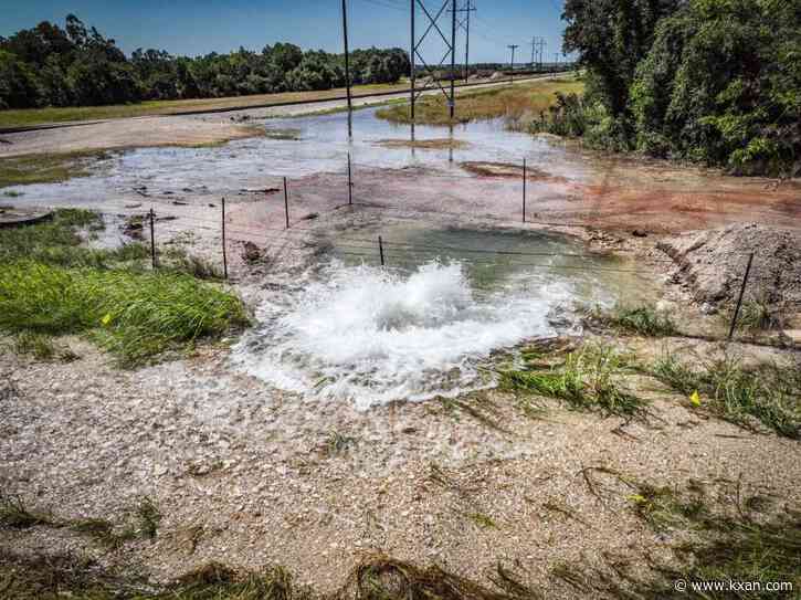 City of Round Rock asking some residents to conserve water during main break repair