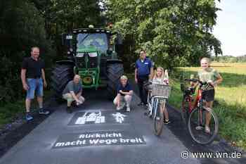 Für mehr Rücksicht: Bauern zücken Sprühdosen