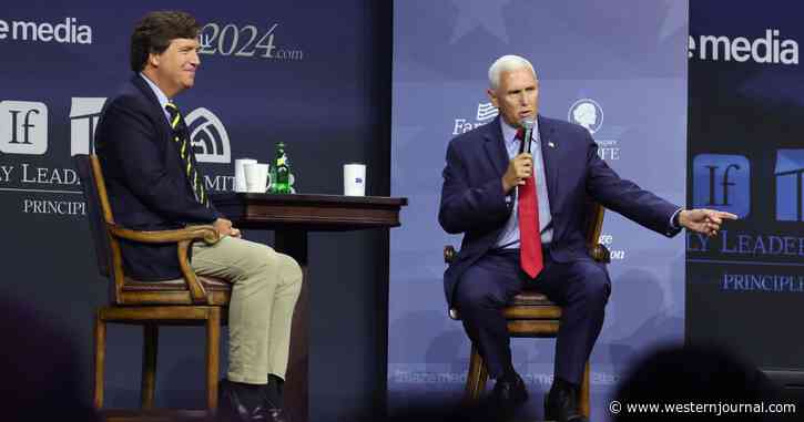 'Can I Just Take a Moment?' Pence Forced to Stall After Tucker Asks the Question on Everyone's Mind