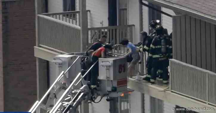 Firefighters battle blaze at senior housing complex in Schaumburg