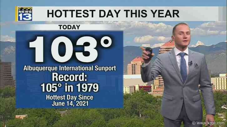 Albuquerque sees its hottest day so far this year