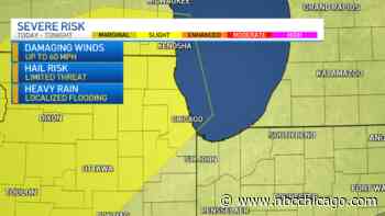 Tornado warning, severe thunderstorm watches issued as storms approach the Chicago area