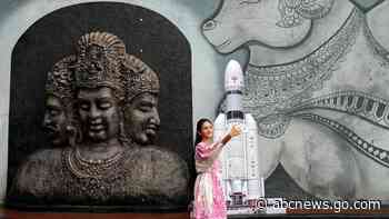 India launches a lander and rover to explore the moon’s south pole