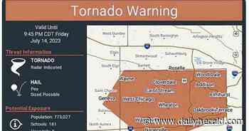 Tornado spotted over Glen Ellyn