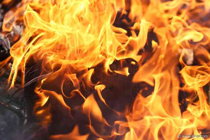 Hardy Fire burning in the Cibola National Forest