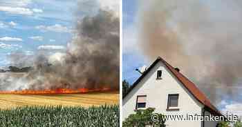 Feuerwand in Michelau: Landwirte werden bei Katastrophe zu Helden - "wahnsinniger Einsatz"