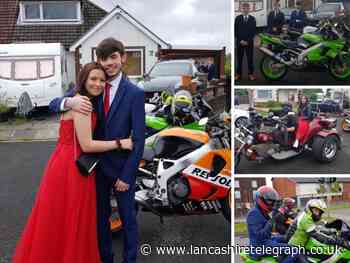 Rossendale biker helps kids make unique entrance at prom