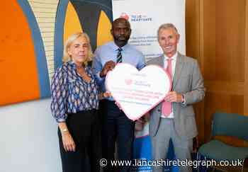 Nigel Evans and Fabrice Muamba support heart health campaign