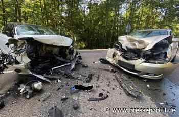 POL-PDKL: Verkehrsunfall mit verletzten Personen auf B423