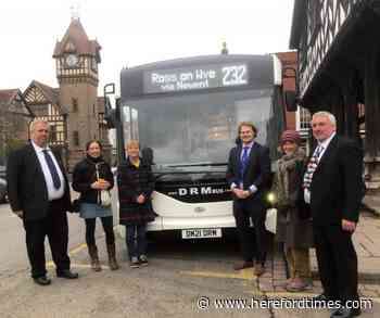 Free travel for under 16s on Herefordshire bus service