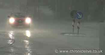 Met Office issue yellow weather warning for thunderstorms across the North East