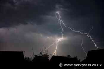 York weather: Met Office forecasts thunder and rain