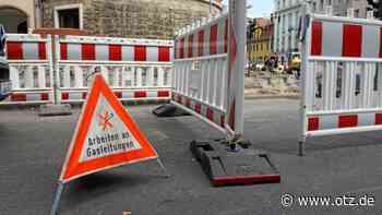 Gasleitung beschädigt: Sperrung und Busverspätungen im Zentrum von Jena