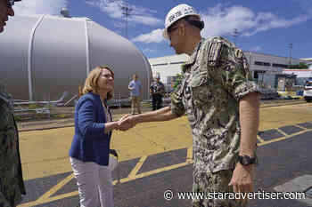 Deputy defense secretary discusses shipyard upgrades, Red Hill