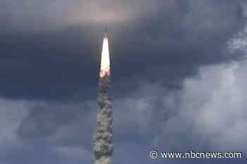 India blasts rocket into space, aiming to be first country to land on moon's south pole