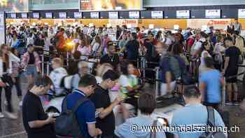 Hohes Passagieraufkommen ohne Probleme am Flughafen Zürich