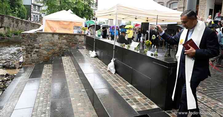 Ort des Erinnerns: Gedenktreppe zur Jahrhundertflut