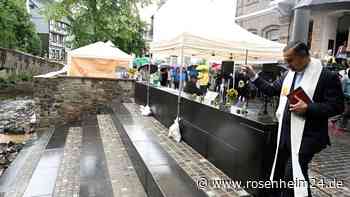 Ort des Erinnerns: Gedenktreppe zur Jahrhundertflut