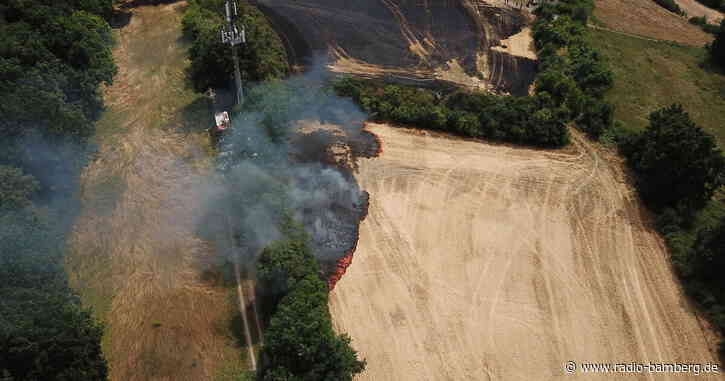 Flächenbrand bei Burgebrach: 22 Hektar in Flammen