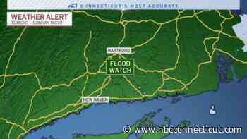 Tracking heavy weekend rain with a flood watch issued for tonight, Sunday