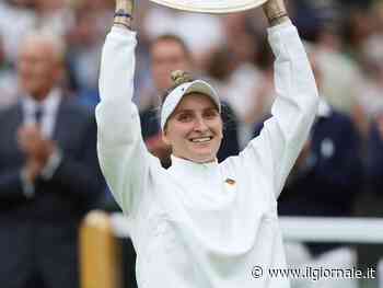 La ceca Vondrousova batte Jabeur in due set e trionfa a Wimbledon