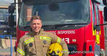 Whitley Bay man swaps job as nurse associate to become firefighter as he continues passion to save lives
