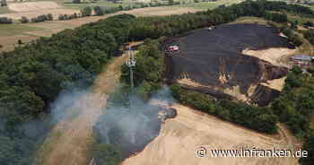 Burgebrach: 22 Hektar großer Flächenbrand - Feuerwehr verhindert Übergriff auf Wald