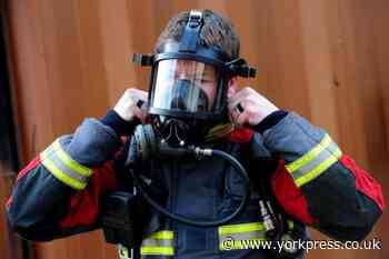 Large shed goes on fire in Upper Dunsforth, near Boroughbridge