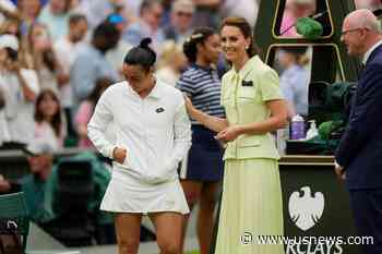 Ons Jabeur Gets Consoled by Princess Kate After a Loss at Wimbledon Made Her 0-3 in Slam Finals