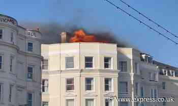 Massive blaze rips through Brighton seafront hotel as Trans Pride concert called off