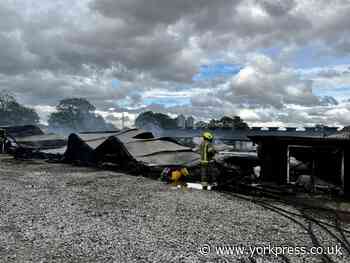 32,000 chickens killed after shed goes on fire in North Yorkshire