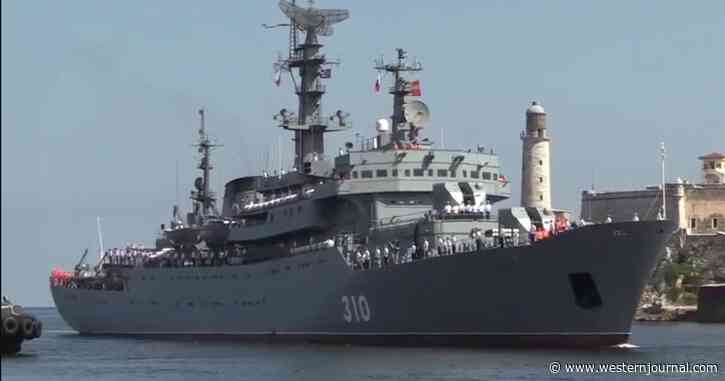 Russian Warship Docks a Stone's Throw from US Mainland Shores