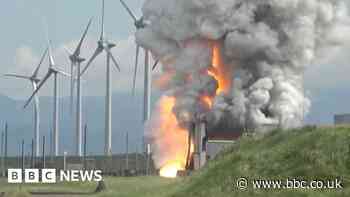 Rocket explodes during Japan space agency test