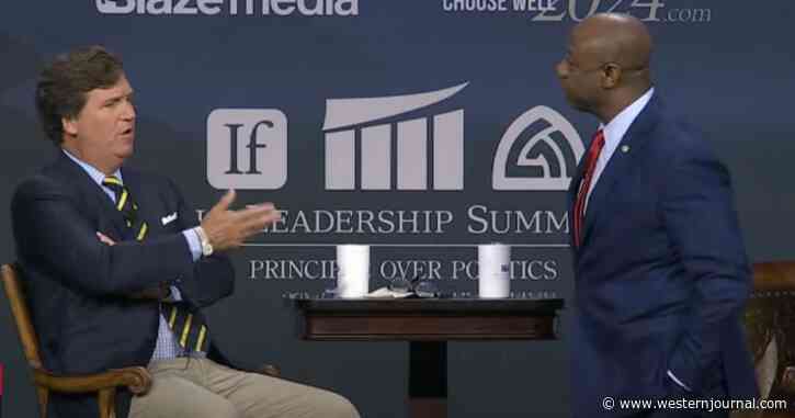 Tim Scott Gets Up in the Middle of Tucker Carlson Interview - Here's His Explanation