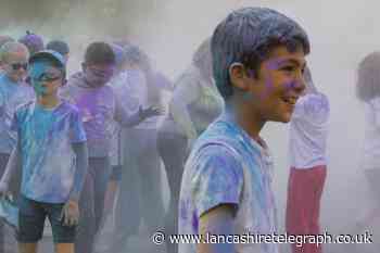 Rossendale students take part in spectacular 'colour dash'