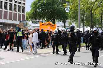 Eskalationen bei Anti-Polizei-Demo in Herford