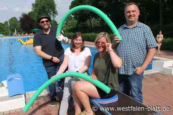 Stadtschwimmen: Meter machen im Freibad Werther
