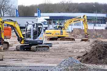 Baustellenparty für neues E-Center in Herford