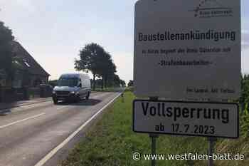 Werther: Radweg-Sanierung sorgt für lange Umleitung