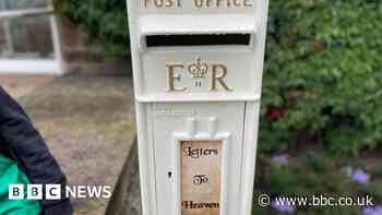Letters to heaven: White postboxes installed in Sheffield