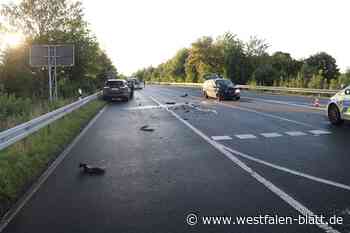 Sechs Verletzte bei Unfall auf B239 bei Fürstenau