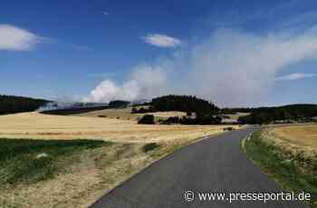 LPI-SLF: Feldbrand bei Wittmannsgereuth